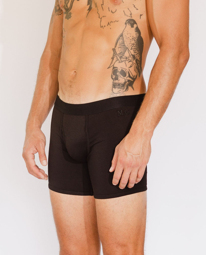 Brilliant Basics Men's Active Long Trunk - Black - Size XL